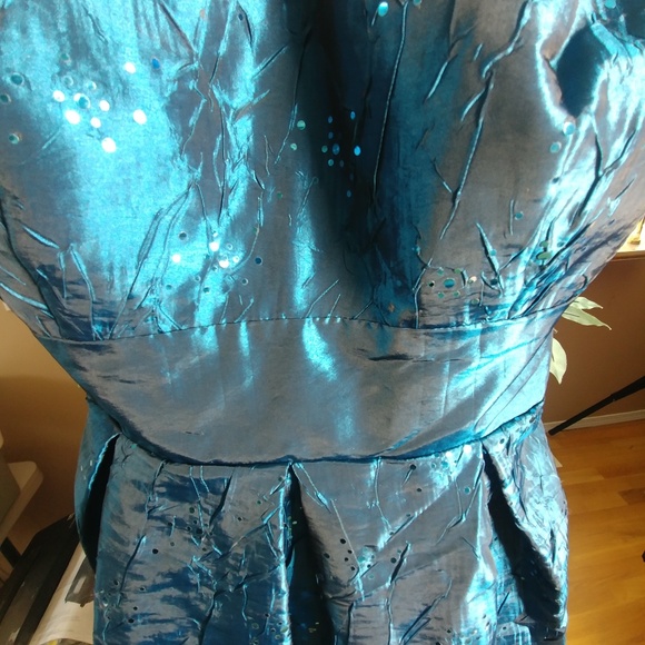 SEQUIN DRESS SZ 13/14  BY MORGAN AND CO - Picture 3 of 4